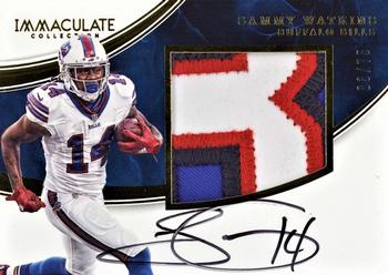 2016 Panini Immaculate Collection - Premium Patch Autographs #SW Sammy Watkins Front