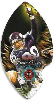 1996 FlickBall - DoubleFlicks #DF10 Tim Brown / Cris Carter Back