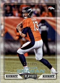 2016 Panini Playoff - Kickoff #56 Trevor Siemian Front