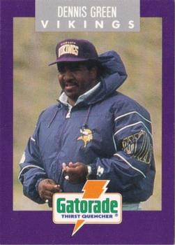 1993 Minnesota Vikings Police #1 Dennis Green Front