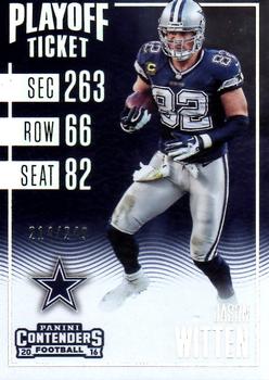 2016 Panini Contenders - Playoff Ticket #2 Jason Witten Front