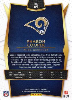 2016 Panini Select #69 Pharoh Cooper Back