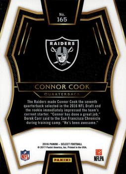 2016 Panini Select #165 Connor Cook Back