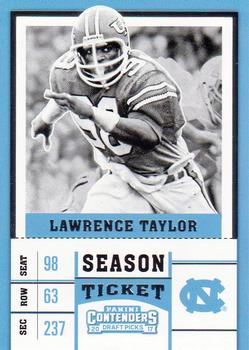 2017 Panini Contenders Draft Picks #64 Lawrence Taylor Front