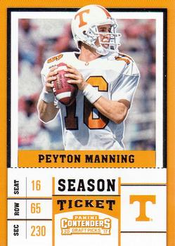 2017 Panini Contenders Draft Picks #81 Peyton Manning Front
