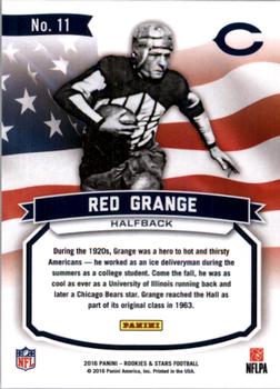 2016 Panini Rookies & Stars - Great American Heroes #11 Red Grange Back