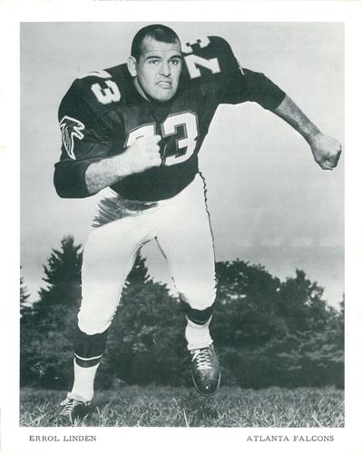 1967 Atlanta Falcons Picture Pack #NNO Errol Linden Front