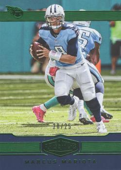 2016 Panini Plates & Patches - Green #95 Marcus Mariota Front