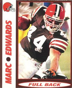 2000 Advance Auto Parts Cleveland Browns #NNO Marc Edwards Front