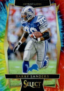 2016 Panini Select - Tie-Dyed Prizm #8 Barry Sanders Front