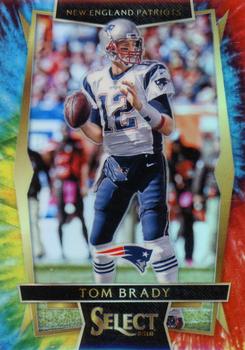 2016 Panini Select - Tie-Dyed Prizm #13 Tom Brady Front
