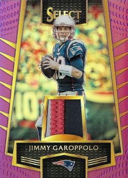 2016 Panini Select - Select Swatches Purple Prizm #49 Jimmy Garoppolo Front