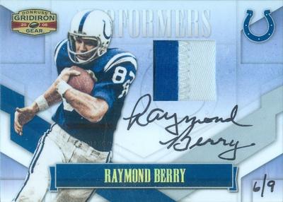 2016 Panini Honors - Recollection Collection #P-38 Raymond Berry Front