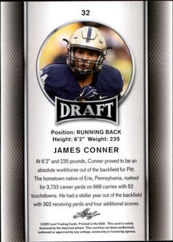 2017 Leaf Draft #32 James Conner Back