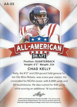 2017 Leaf Draft - All-American #AA-03 Chad Kelly Back