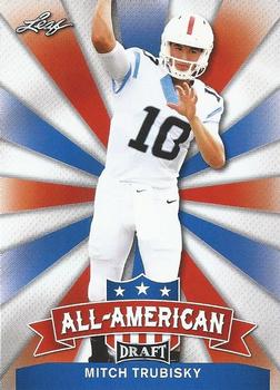 2017 Leaf Draft - All-American #AA-16 Mitch Trubisky Front