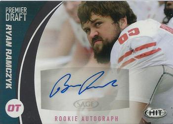 2017 SAGE HIT - Autographs #A31 Ryan Ramczyk Front