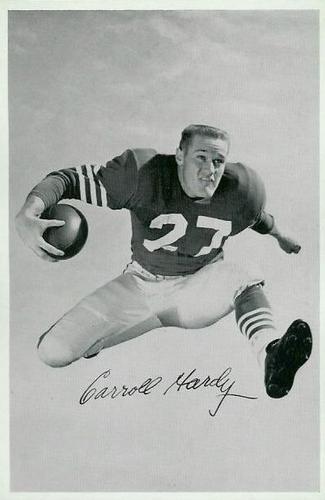 1955 San Francisco 49ers #NNO Carroll Hardy Front