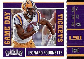 2017 Panini Contenders Draft Picks - Game Day Tickets #2 Leonard Fournette Front