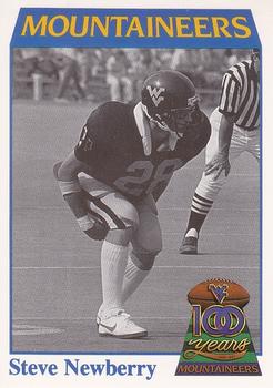 1991 College Classics West Virginia Mountaineers #27 Steve Newberry Front