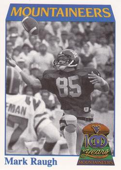 1991 College Classics West Virginia Mountaineers #31 Mark Raugh Front