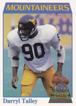 1991 College Classics West Virginia Mountaineers #40 Darryl Talley Front