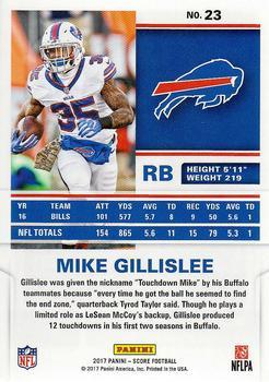 2017 Score - Red Zone #23 Mike Gillislee Back