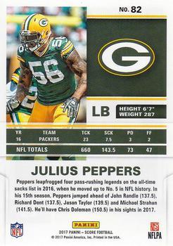 2017 Score - Red Zone #82 Julius Peppers Back