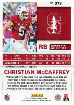 2017 Score - Red Zone #373 Christian McCaffrey Back