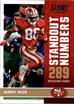 2017 Score - Standout Numbers #2 Jerry Rice Front