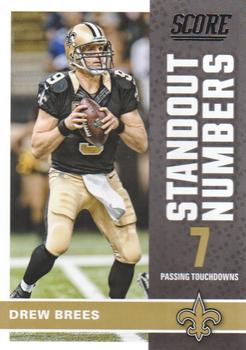 2017 Score - Standout Numbers #4 Drew Brees Front