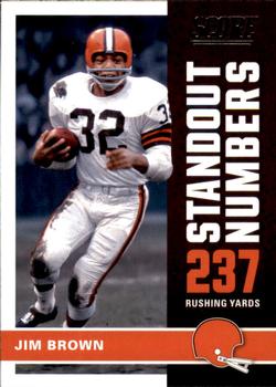 2017 Score - Standout Numbers #8 Jim Brown Front
