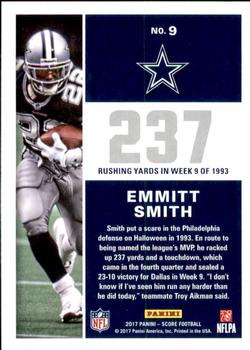 2017 Score - Standout Numbers #9 Emmitt Smith Back