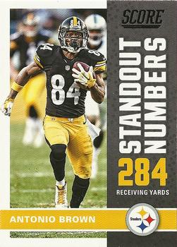 2017 Score - Standout Numbers #10 Antonio Brown Front