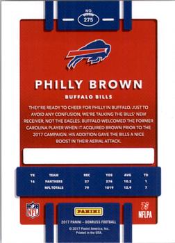 2017 Donruss #275 Philly Brown Back