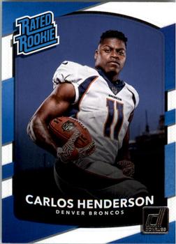 2017 Donruss #336 Carlos Henderson Front