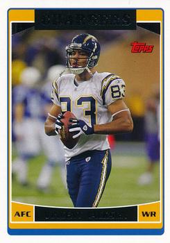 2006 Topps San Diego Chargers #SD1 Vincent Jackson Front