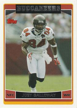 2006 Topps Tampa Bay Buccaneers #TB6 Joey Galloway Front