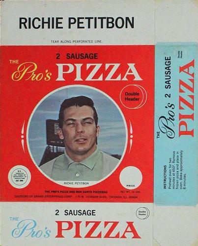 1967 Pro's Pizza Chicago Bears Discs #NNO Richie Petitbon Front