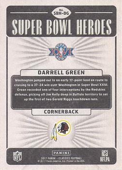 2017 Panini Classics - Super Bowl Heroes #SBH-DG Darrell Green Back