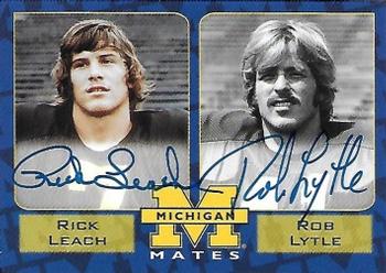 2002 TK Legacy Michigan Wolverines - Mates Autographs #MM1 Rick Leach / Rob Lytle Front
