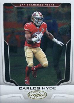 2017 Panini Certified #68 Carlos Hyde Front