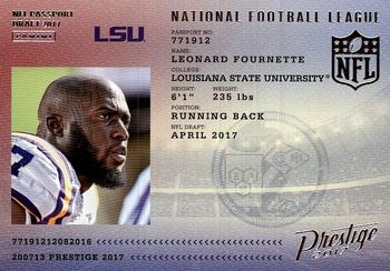 2017 Panini Prestige - NFL Passport #6 Leonard Fournette Front