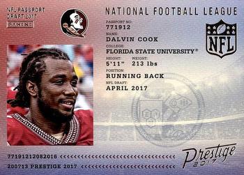 2017 Panini Prestige - NFL Passport #10 Dalvin Cook Front