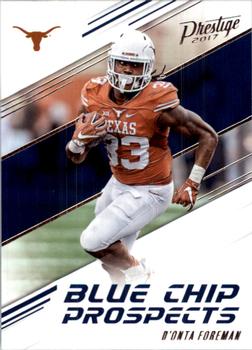 2017 Panini Prestige - Blue Chip Prospects #18 D'Onta Foreman Front