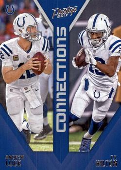 2017 Panini Prestige - Connections #8 Andrew Luck / T.Y. Hilton Front