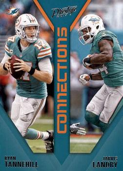 2017 Panini Prestige - Connections #23 Ryan Tannehill / Jarvis Landry Front