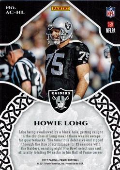 2017 Panini - Accolades Green #AC-HL Howie Long Back