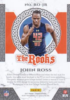 2017 Panini - The Rooks #RO-JR John Ross III Back