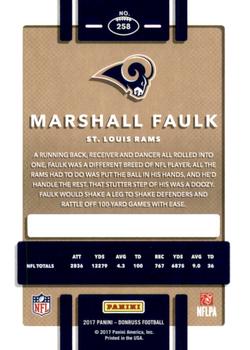 2017 Donruss - Jersey Number #258 Marshall Faulk Back